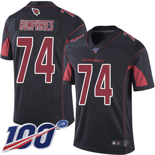 Arizona Cardinals Limited Black Men D.J. Humphries Jersey NFL Football #74 100th Season Rush Vapor Untouchable->arizona cardinals->NFL Jersey